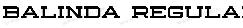 balinda Regular字体转换